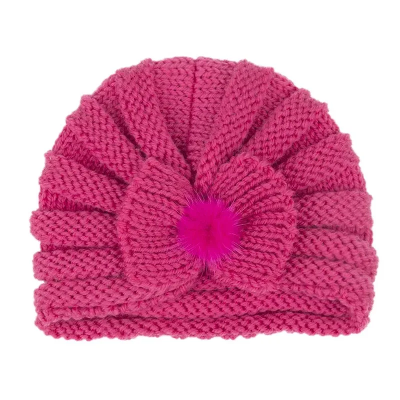 baby accessories box New Baby Hats Autumn Winter Warm Girl Boy Toddler Infant Kids Beanies Cap Unisex Solid Bow Knitted Hat Newborn Photography props baby stroller toys Baby Accessories