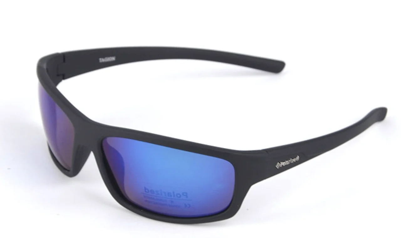 C5blackFblue TAGION, мужские спортивные солнцезащитные очки, поляризационные, уф400, уличные очки, линзы для вождения, черные очки без коробки, TG5104 - Цвет линз: C5blackFblue