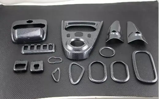 Hydrocarbon Абсолютно ABS Хромированная внутренняя отделка крышки для Mercedes Benz Smart высокое качество - Цвет: Hydrocarbon