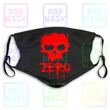 

Dust Mask with Filter Zero Skateboard Zero Blood Skull Custom Washable Reusable Mask