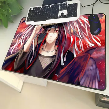 

XGZ Cartoon Large Size Mouse Pad Black Lock Naruto Akatsuki Friendship Itachi Crow Laptop PC Table Mat Rubber Universal Non-slip