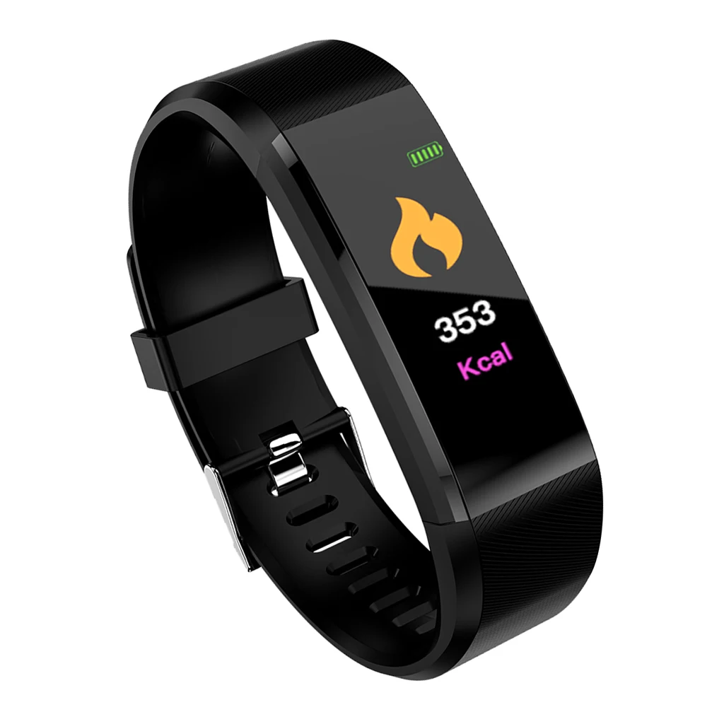 Fashion Sports Fitness Smart Watch Band Smart Sleep Heart Rate Blood Pressure Bracelet Tracker Smartwatch For Women Men 5 Colors