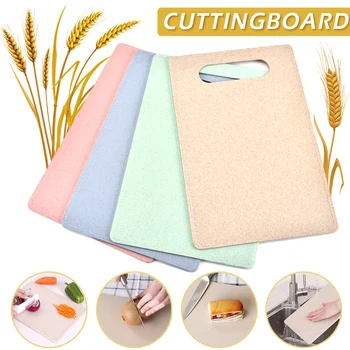 

Wheats Straw Cutting Board Multifunction Non-slip Chopping Boards Fruit Cutting Board Kitchen Home Tools Camping Accessorie J99S