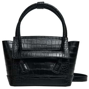 

Stone patterned PU leather handbag 2019 high quality luxury shoulder cross-body bag women's small handbags and purses