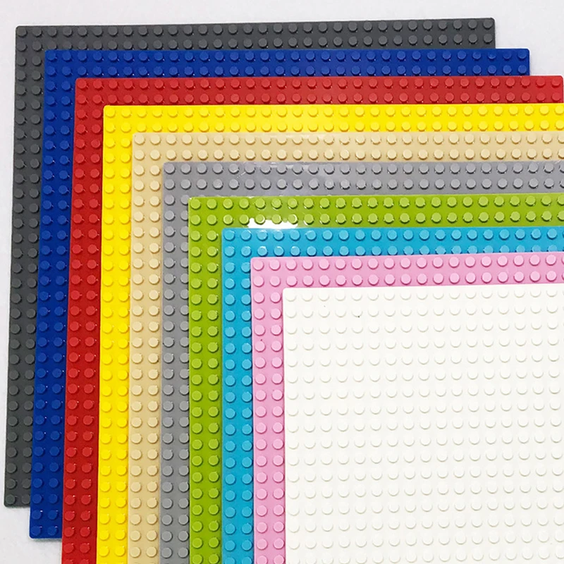 

Duploed Large Size Baseplate Big Base Building Blocks 32*32 Dots 25*25.5cm compatible duploed animals Toys For Childern