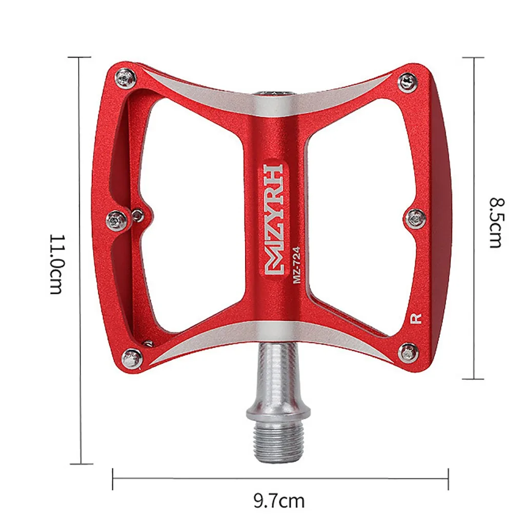 Новинка 1 пара педали для велосипеда Горная дорога велосипед плоская платформа MTB Велоспорт алюминиевый сплав# NN828