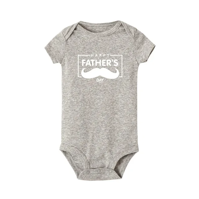 Боди для малышей; хлопковое боди с надписью «Happy Father's Day»; боди с принтом; Одежда для маленьких девочек; сезон лето; забавная верхняя одежда