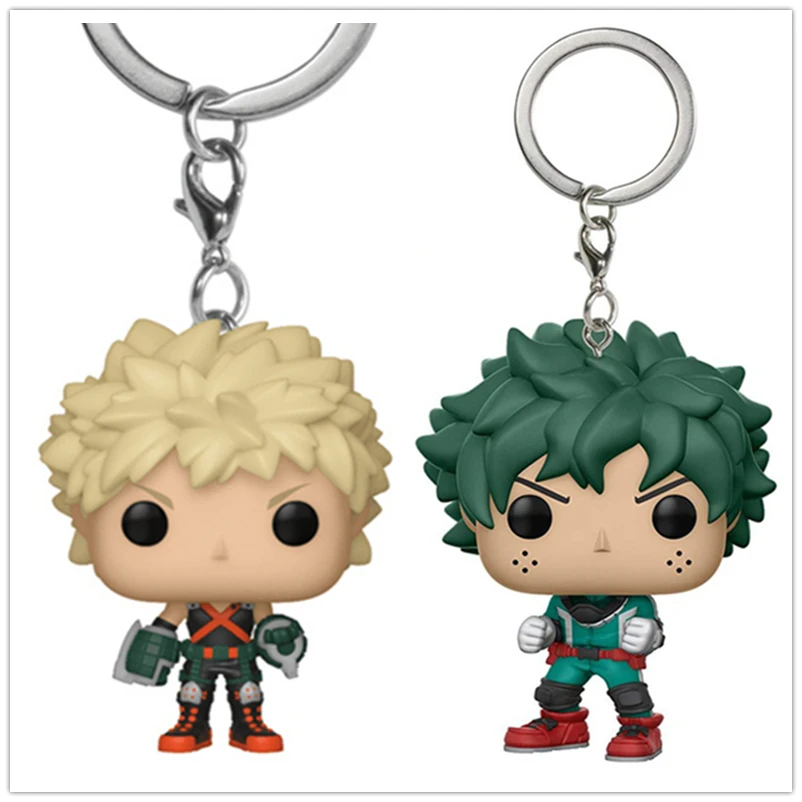 Карманный Брелок официальная моя геройская Академия Deku Katsuki Bakugo виниловая