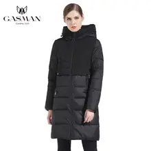GASMAN 2019 Стильный и Модный Пуховик Женский Облегающий Фасон Теплая