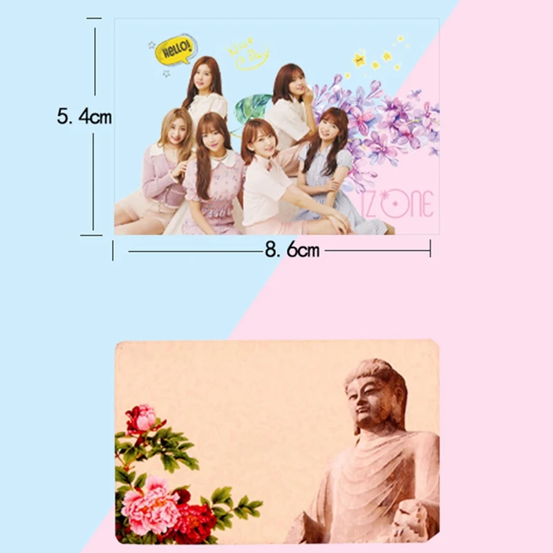8 шт./компл. K-pop IZONE ПВХ прозрачное подвесное фото карта альбом фотостудии вентиляторы коллекция подарок