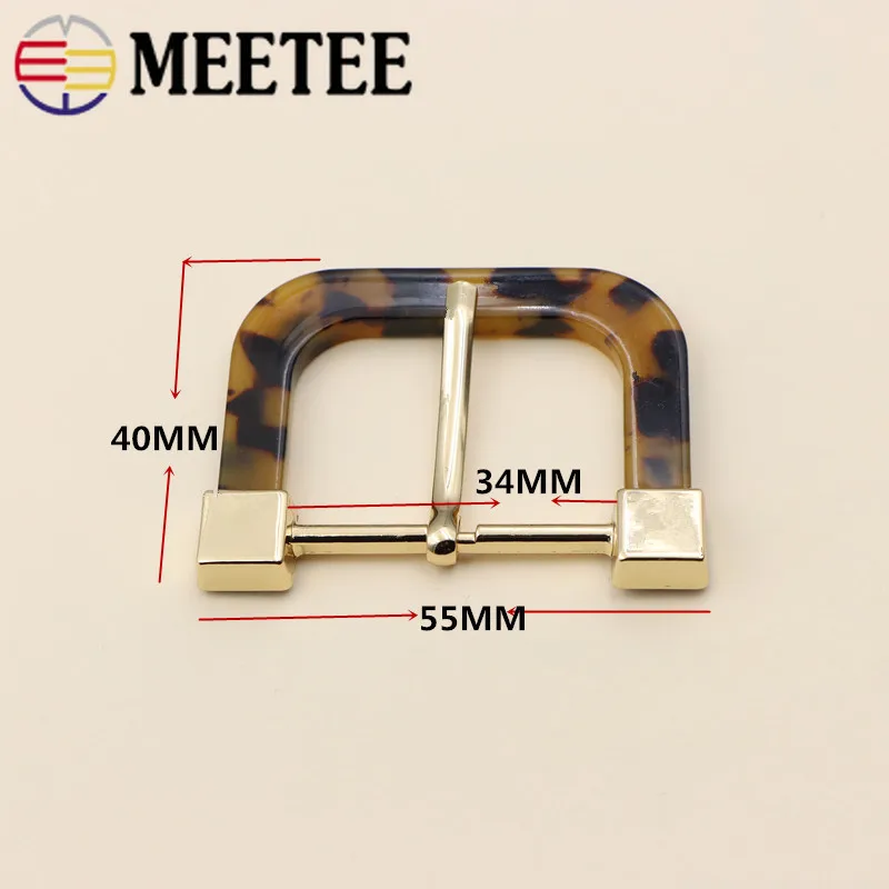 Meetee 2/5 шт. одноцветная пряжка для ремня из смолы мужчин и женщин головка