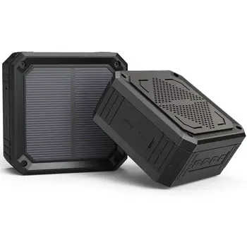 

Solar Speaker Portable IPX6 Waterproof Bluetooth Speaker Rich Stereo Bass for Home and Outdoor Wireless Speaker