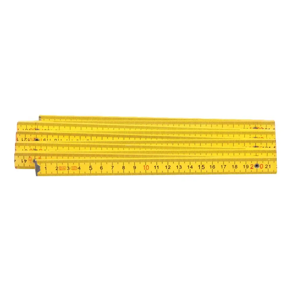 2 Meter Wooden Folding Ruler 8 Folding Wooden Ruler Folding Measuring Wooden Ruler Teaching Supplies Matching Tools