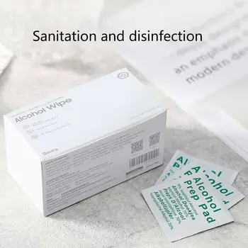 

100Pcs/Box Portable Alcohol Prep Pads Disposable Antibacterial Medical Sterile D