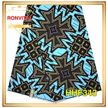 

LADY DRESS DIY FABRIC WAX RONVITAL SALE AFRICA WAX HIGH QUALITY 100% COTTON PRINT MATERIAL DIY FABRICS 6YARDS/LOT FREE SHIPPING