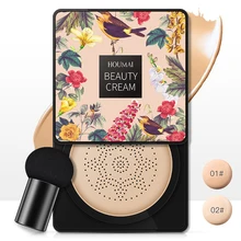 Грибной головкой макияж воздушная подушка Увлажняющая Основа Воздухопроницаемый натуральный Осветляющий Макияж BB крем