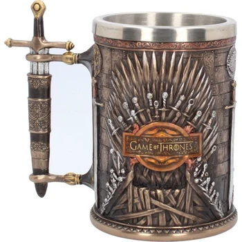 

Game Of Throns Iron Throne Tankard Stainless Steel Resin Cups The Seven Kingdoms 3D Medieval Beer Mug Sword