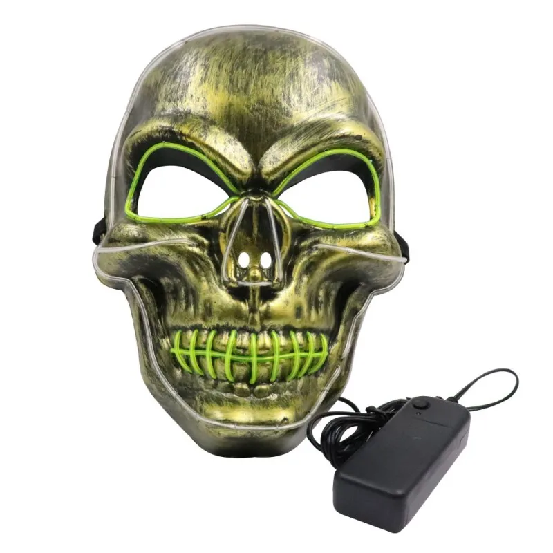 Костюм реквизит неоновый светодиодный светящийся Джокер Маска Карнавал