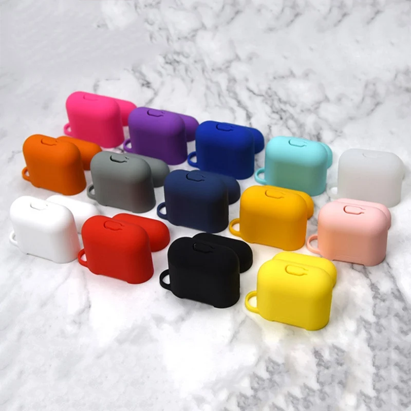 Мягкий силиконовый чехол Ультратонкий протектор чехол для Apple Airpods противоударный чехол для A^ pple гарнитура для Airpods Чехлы коробки для хранения