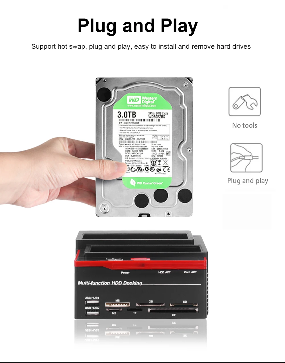 docking station clone hdd gabinete usb 2