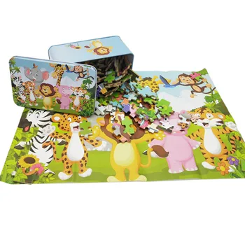 

200pcs Wooden Puzzle Ocean Forest animals Wood Jigsaw Puzzles Toy Kids Educational Learning Toys for Christmas Gift