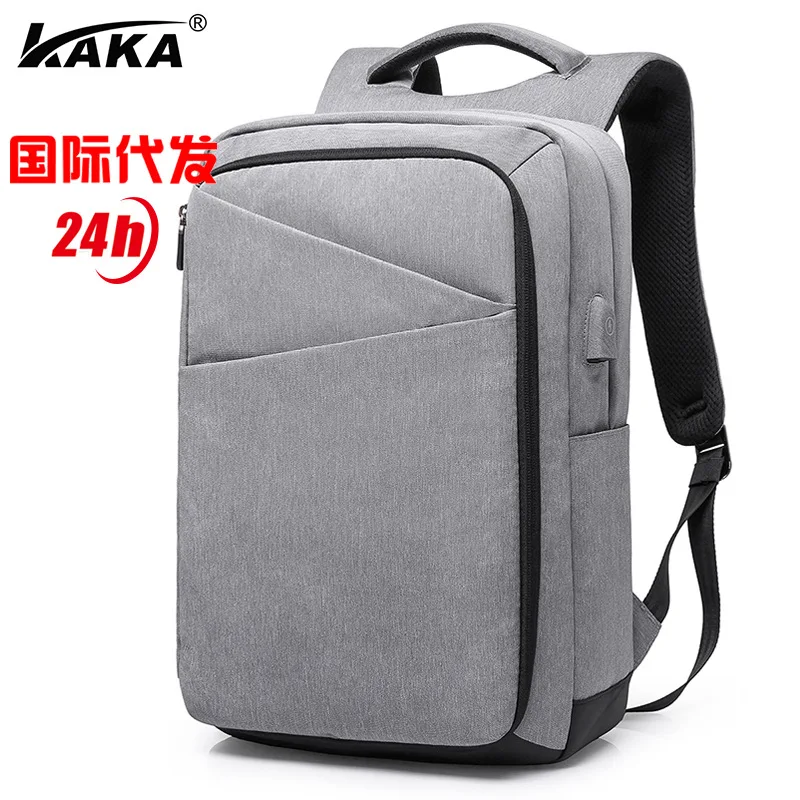 

New Style Oxford Computer Backpack Students Science And Technology School Bag Light USB Men's Bag Business Backpack Chargeable