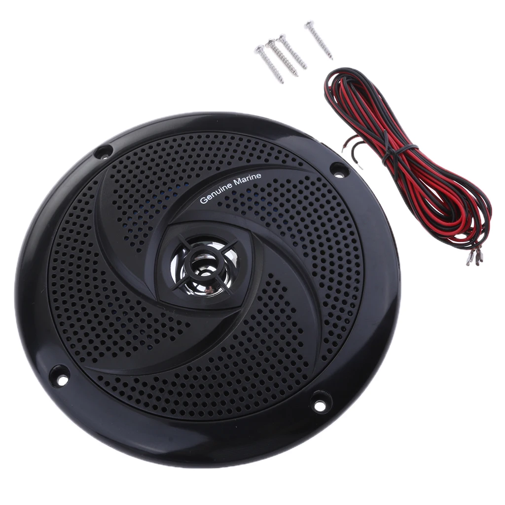 90 DB 4 Ω Audio Stereo Speakers Boat / Car Sound System - Black