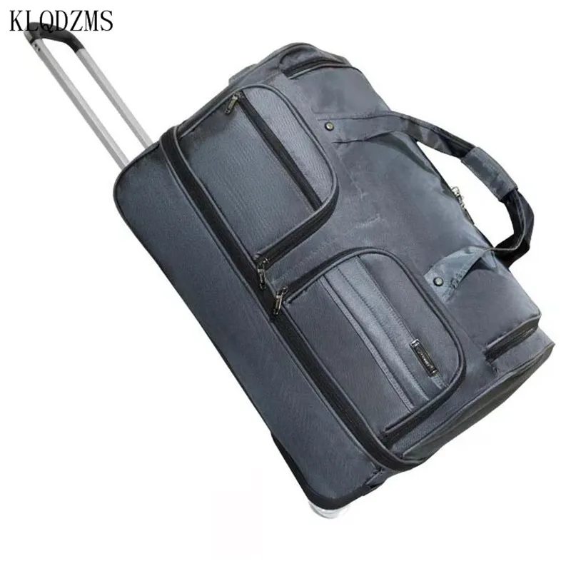 KLQDZMS новая горячая мода 2" 24" 28 дюймов сумка с колесами брендовая Повседневная Дорожная сумка на чемодан на колесах чемодан