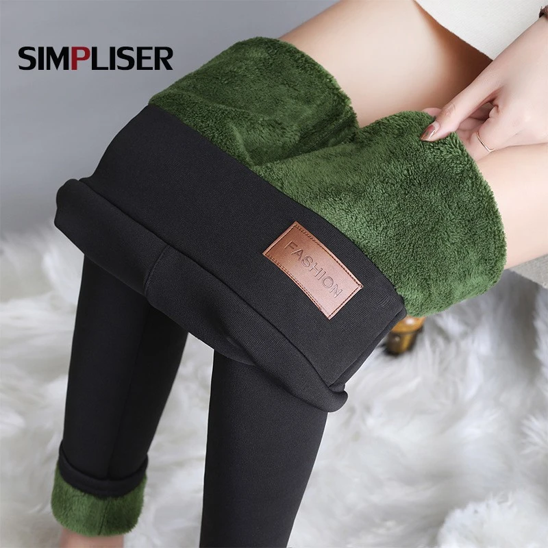 Schrijf op bodem Glimp Verdikte Fleece Warme Broek Winter Vrouwelijke Hoge Stretch Broek Plus Size  4XL Dames Skinny Potlood Broek Lam Fluwelen Leggings|Broek & capris| -  AliExpress