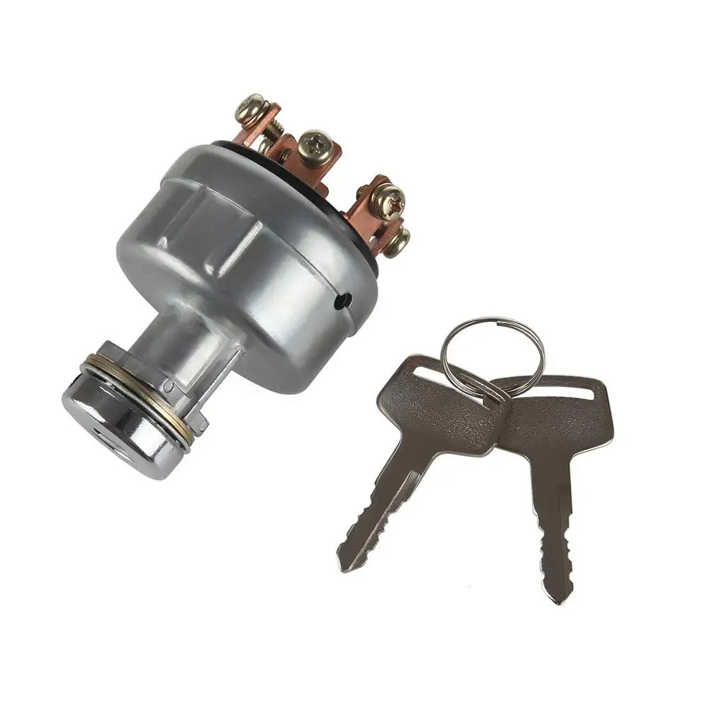 Ignition Switch 4 Position 6 Terminal Wire Digger for Kobelco Ford For Kubota International Harvester Mitsubishi Tractor