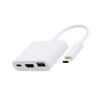 

Gen uine For Apple Macbook for For Samsung Galaxy Type C USB-C Digital AV Multiport Adapter MJ1K2AM/A HDMI & USB 821#2