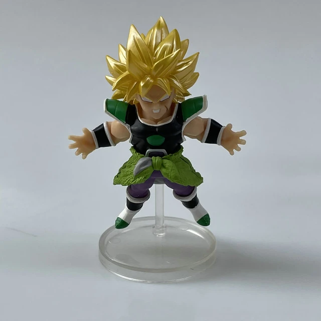 6pcs Anime Dragon Ball Super Saiyajin Filho Goku Vegito Gogeta Ornamento  Boneca Figura 3