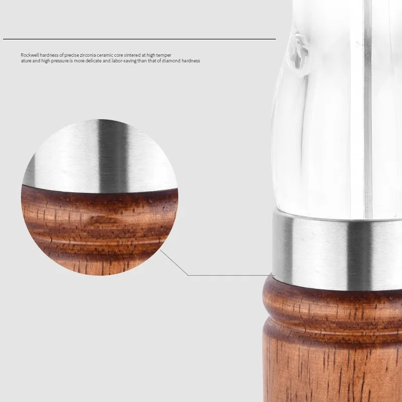 Старинная мельница для соли перца шлифовальная машина из твердой древесины и