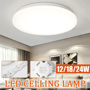 

12W Bright Round LED Ceiling Down Light Panel Wall Kitchen Bathroom Lamp Ceiling Light