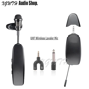 

Wireless Lavalier Microphone Condenser Lapel Collar Clip-on Mic for Audio Voice Amplifier Camera Recording Phone Android Youtub