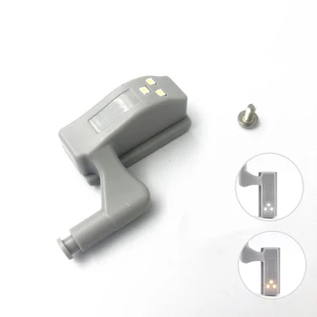 

2/5/6/10PC Universal LED Under Cabinet Light Cupboard Inner Hinge Lamp Closet Wardrobe Sensor Light Home Kitchen Night Light