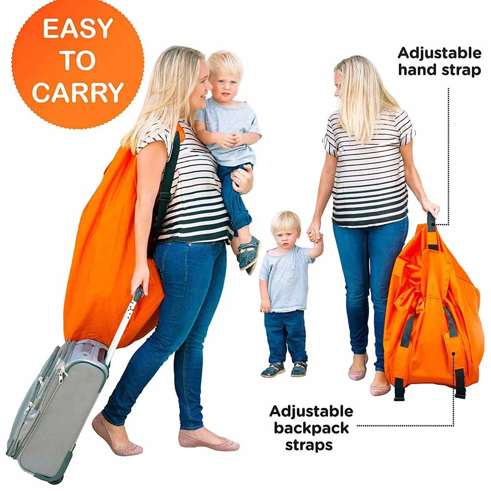 Детская безопасная дорожная сумка для хранения на сиденье с застежкой-шнурком, сумка для переноски на сиденье автомобиля, аксессуары для детской коляски, дорожная сумка