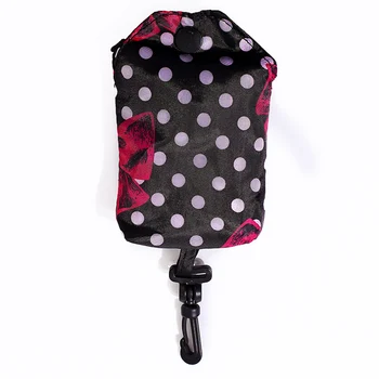 

Convenient Shopping Grocery Handbag Large Capacity Foldable Waterproof Tote Pouch Reusable Storage Key Chain Supermarket