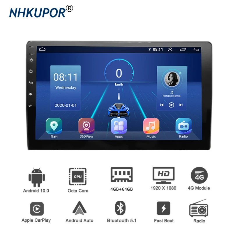 auto-head-unit-octa-core-2-5ghz-4gb-64gb-4g-let-carplay-android-car