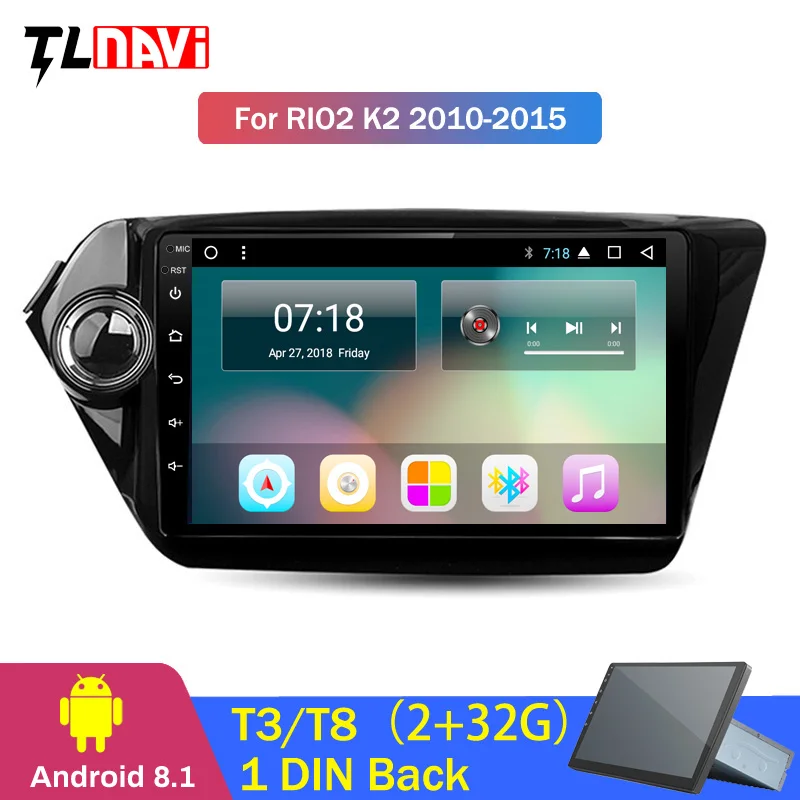 

2G RAM 32G ROM 9 inch Android 8.1 car dvd GPS Navigation for KIA K2 RIO2 2010-2015 With Bluetooth/WIFI/USB/Radio