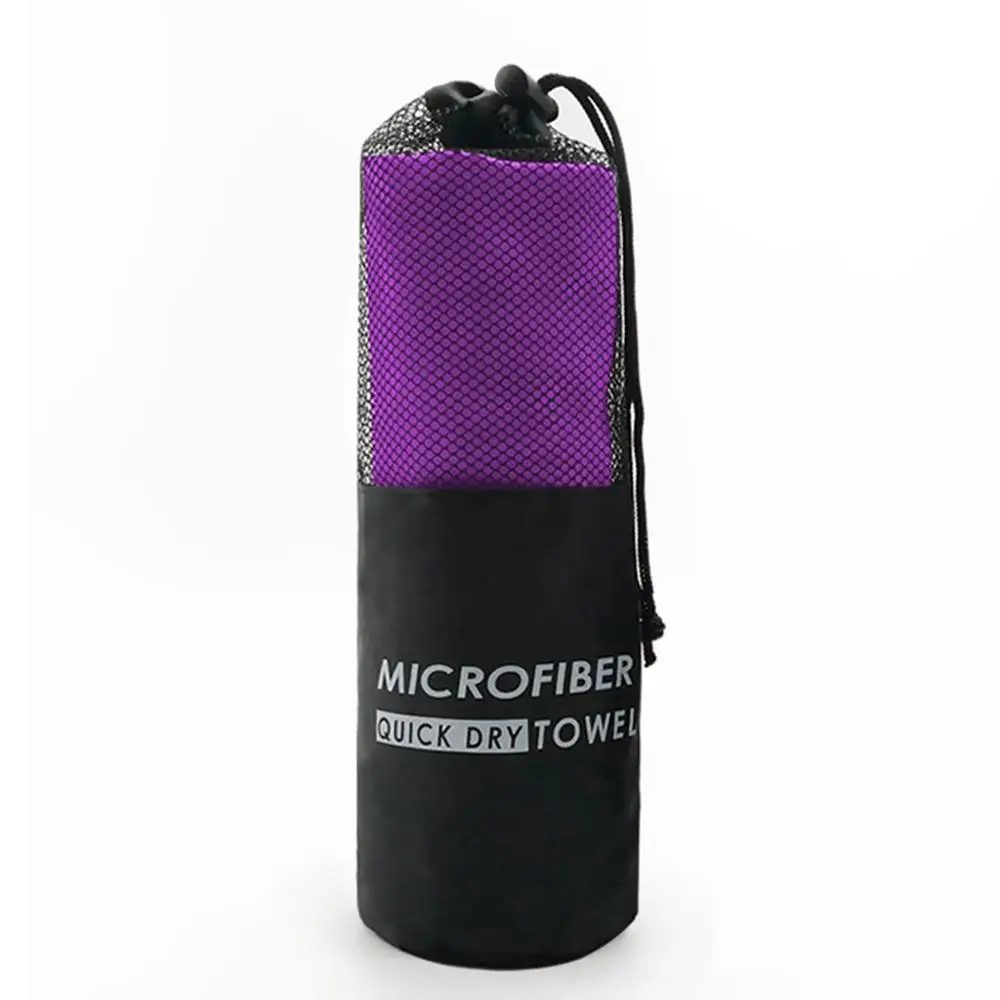 Purple 76*152 см мягкое быстросохнущее спортивное полотенце из микрофибры для тренажерного зала, фитнеса, путешествий, кемпинга, пешего туризма, плавания, большого пляжного полотенца s - Цвет: Purple