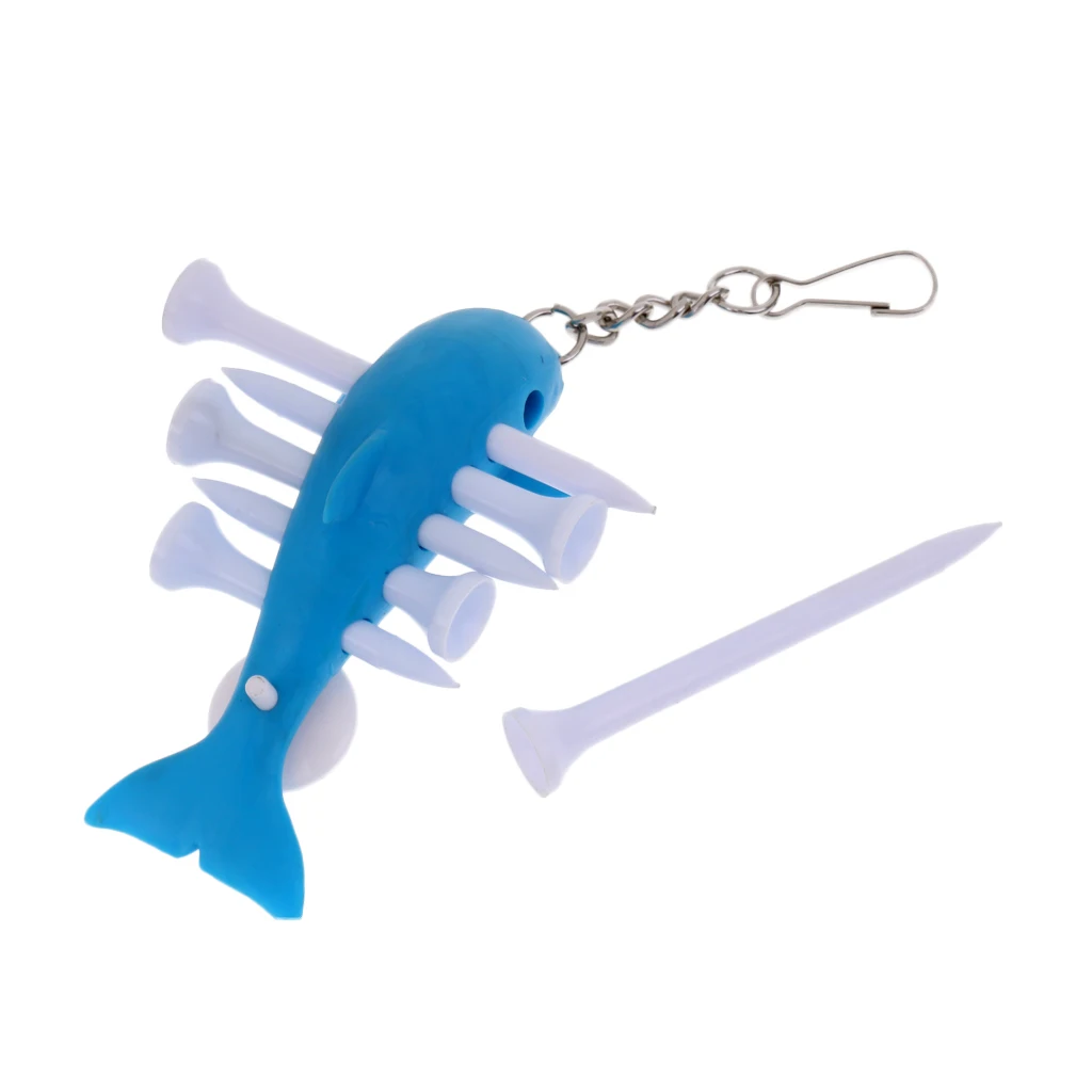 

Golf Tee Holder Golf Tee Holder Carrier with Tees Ball Marker Portable Key Chain Golf Accessories Golf Gift