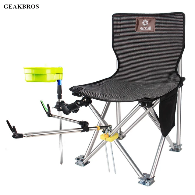US $10.99 Portable Travel Ultralight Folding Chair Superhard High Load Outdoor Camping Chair Beach Hiking Pic