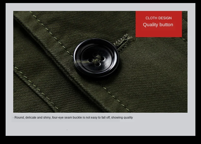 Man Jacket Pure Cotton Middle Age Loose Coat Men's Wear Leisure Time Long Fund Dad Dress Men's Windbreaker