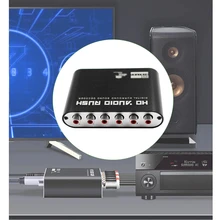 1 шт. цифровой аудио декодер 5,1 аудио стерео DTS SPDIF цифровой аудио конвертер для XBOX360 PS3 ноутбука Blue-ray DVD