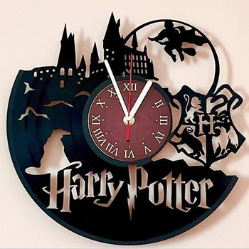 

Hot Modern Design Movie Theme 3D Decorative Hanging Vintage Vinyl Record Clocks Wall Watch Home Decor 12 inch
