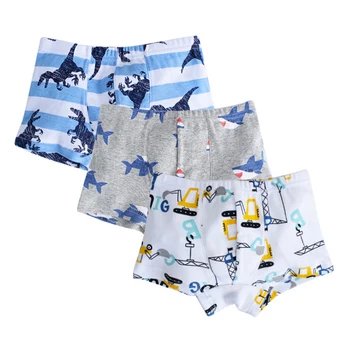 

SheeCute Boy's Toddler & Kids 3-Pack Underwear 100% Cotton Soft Panties Baby Panties Kids Briefs