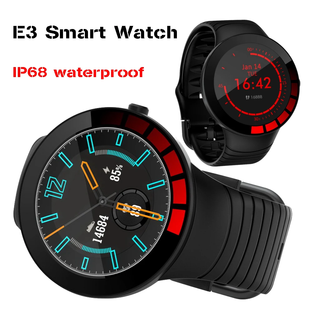 

E3 Sports Smart Watch Men IP68 Waterproof Weather Heart Rate Blood Pressure Health Fitness Tracker SmartWatch for Android IOS