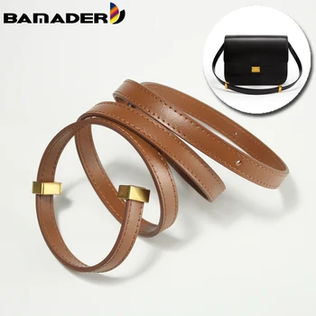 

Small Square Bag Special Genuine Leather Bag Strap Shoulder Strap Diagonal Cross Tofu Bag Strap Fashion High Quality Accessories