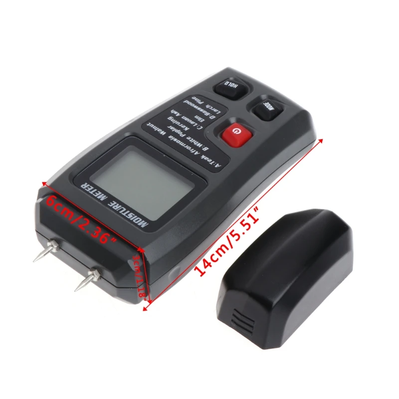 

Drop Shipping Wood Moisture Meter Analyzer Humidity Tester Timber Damp Detector Hygrometer 2 Pin